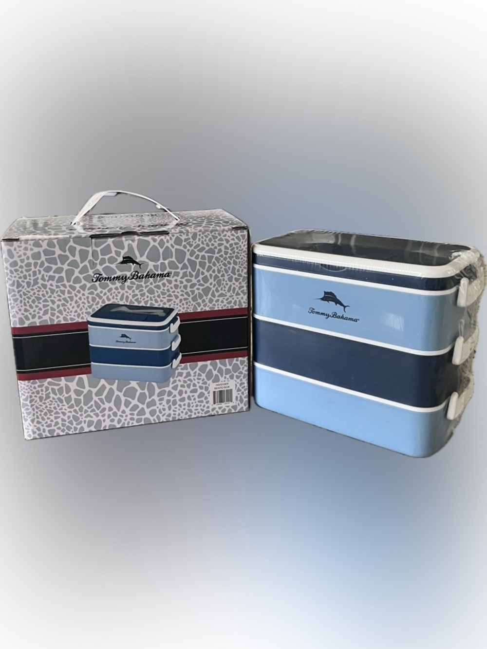 NIB Tommy Bahama Stackable Bento Set